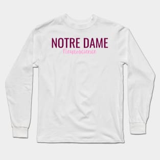 Notre Dame Neuroscience Long Sleeve T-Shirt